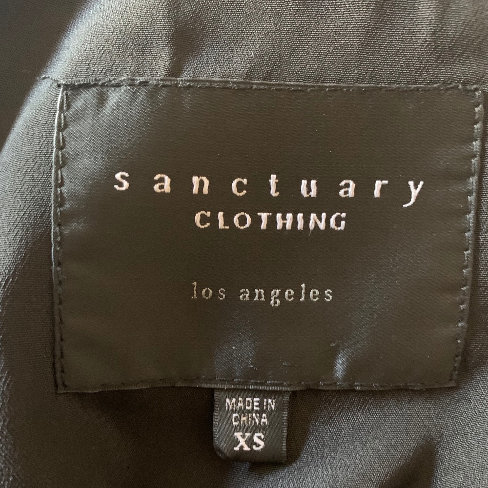 NWOT- Santuary Moto Vest w/Faux Leather Trim! - Picture 5 of 5